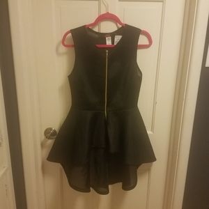 Nwt size xl black peplum top or mini dress